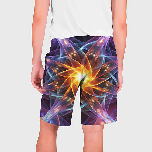 Мужские шорты Закрученная абстракция / 3D-принт – фото 2