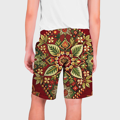 Мужские шорты Стиль советского ковра узоры и орнамент / 3D-принт – фото 2