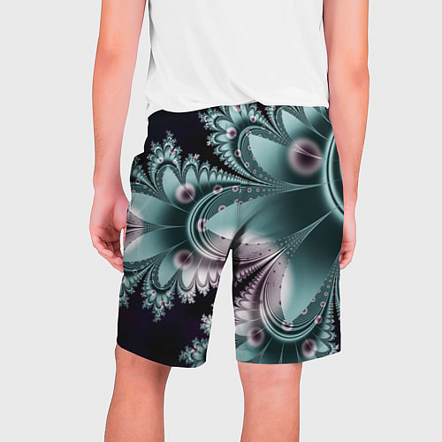 Мужские шорты Фракталы узорный стиль / 3D-принт – фото 2