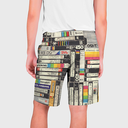 Мужские шорты Видеокассеты vhs / 3D-принт – фото 2
