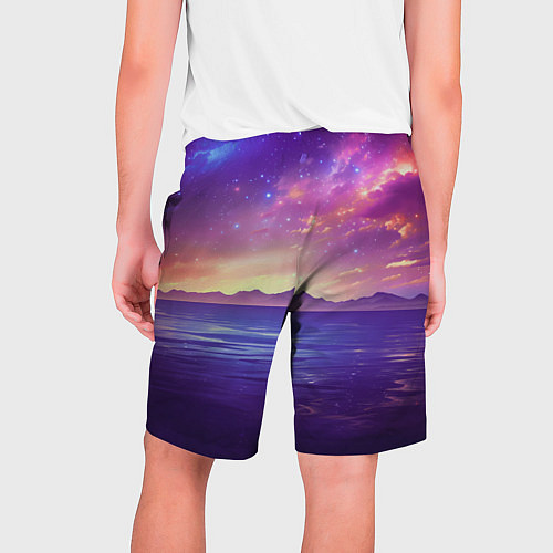 Мужские шорты Волшебная галактика / 3D-принт – фото 2