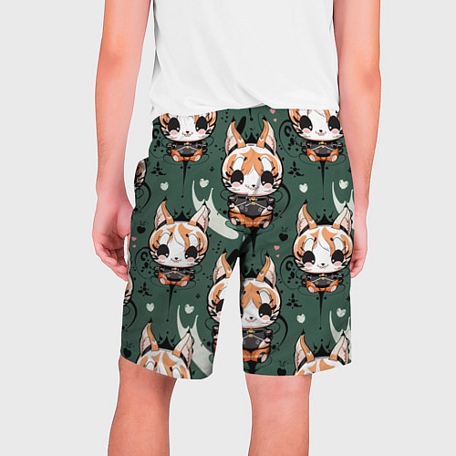 Мужские шорты Анимешный лис фенек / 3D-принт – фото 2