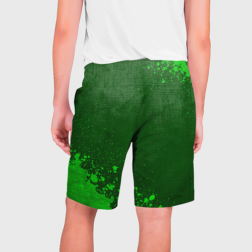 Мужские шорты Juventus - green gradient вертикально / 3D-принт – фото 2