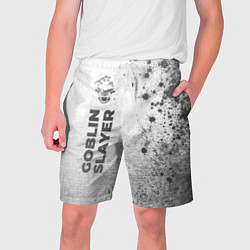 Шорты на шнурке мужские Goblin Slayer - white gradient по-вертикали, цвет: 3D-принт