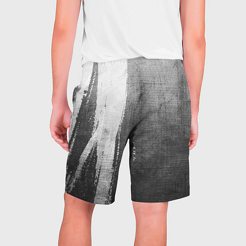 Мужские шорты Lindemann - grey gradient по-вертикали / 3D-принт – фото 2