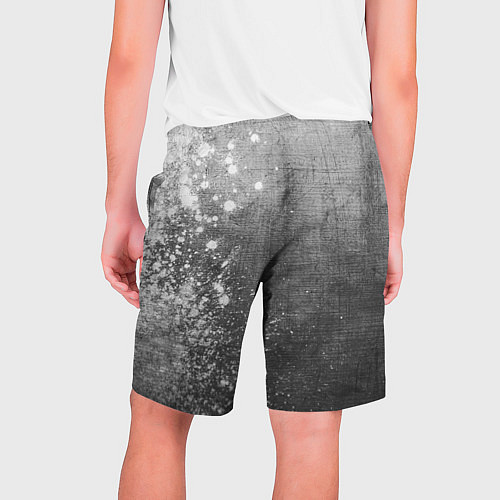 Мужские шорты Chrysler - grey gradient по-вертикали / 3D-принт – фото 2
