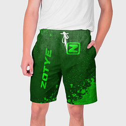 Мужские шорты Zotye - green gradient вертикально