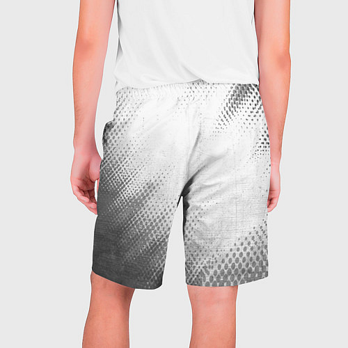 Мужские шорты SsangYong - white gradient вертикально / 3D-принт – фото 2