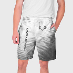 Мужские шорты SsangYong - white gradient вертикально