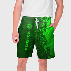 Мужские шорты Benfica - green gradient по-вертикали