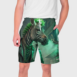 Мужские шорты Cyperpunk zebra
