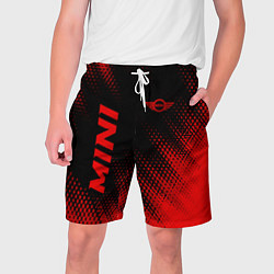 Мужские шорты Mini - red gradient вертикально
