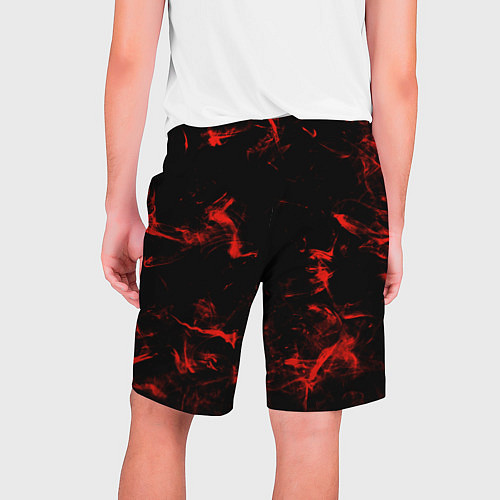 Мужские шорты Color red black / 3D-принт – фото 2