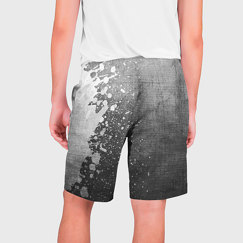 Мужские шорты Opel - grey gradient по-вертикали / 3D-принт – фото 2