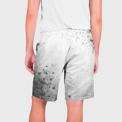 Мужские шорты PSG - white gradient вертикально / 3D-принт – фото 2