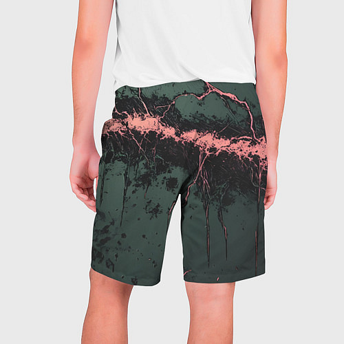 Мужские шорты Гранж потертая текстура / 3D-принт – фото 2