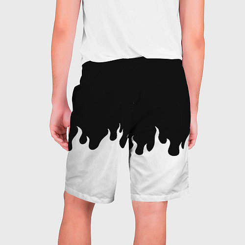 Мужские шорты Monster energy red logo / 3D-принт – фото 2