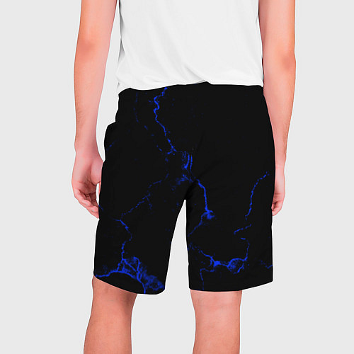 Мужские шорты Color black blue / 3D-принт – фото 2