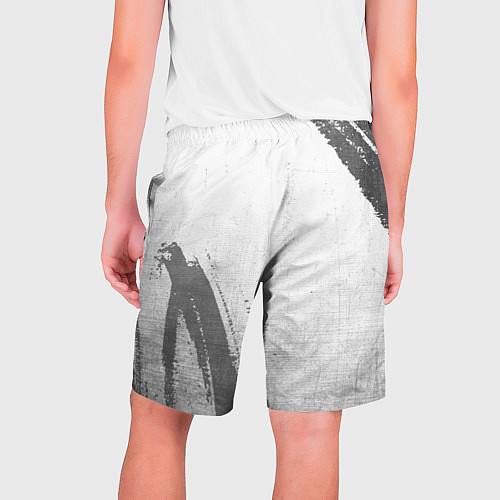 Мужские шорты Darling in the FranXX - white gradient вертикально / 3D-принт – фото 2