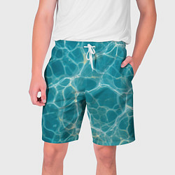 Мужские шорты Текстура воды с бликами