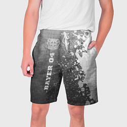 Мужские шорты Bayer 04 - grey gradient по-вертикали