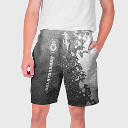 Мужские шорты Galatasaray - grey gradient по-вертикали