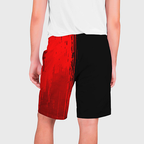 Мужские шорты Sabaton - red gradient по-вертикали / 3D-принт – фото 2