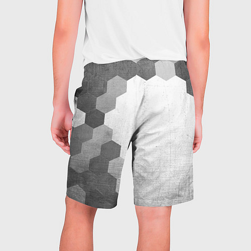 Мужские шорты FAW - white gradient по-вертикали / 3D-принт – фото 2