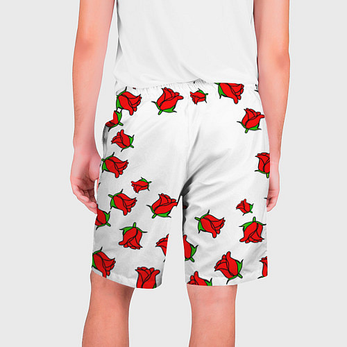Мужские шорты Monster energy steel rose / 3D-принт – фото 2