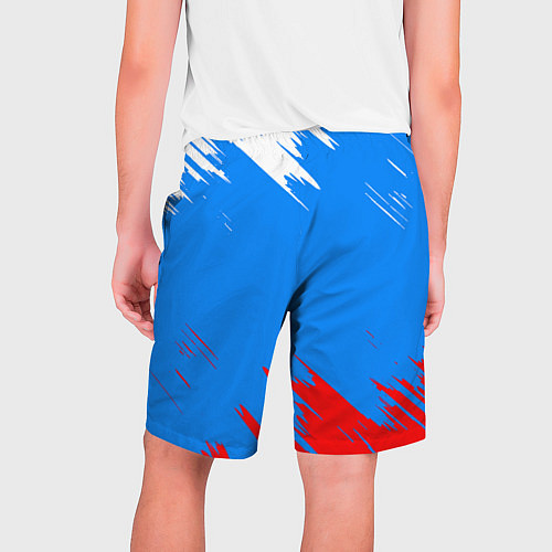 Мужские шорты Патриот Россия - флаг / 3D-принт – фото 2