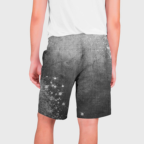Мужские шорты Nazareth - grey gradient вертикально / 3D-принт – фото 2