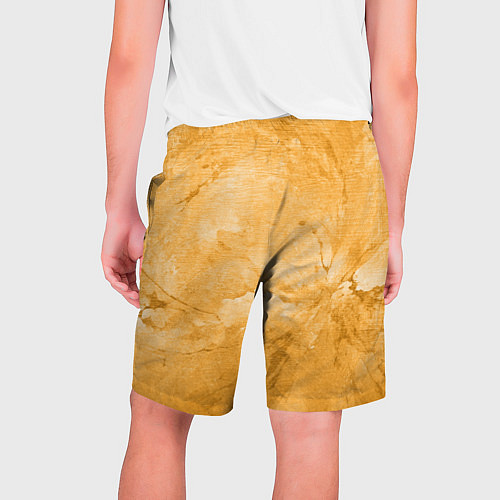Мужские шорты Абстракция - bright yellow / 3D-принт – фото 2