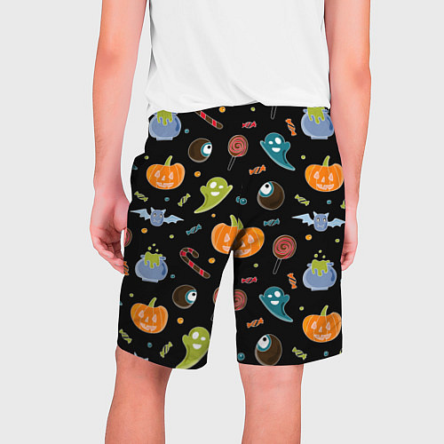 Мужские шорты Halloween black / 3D-принт – фото 2