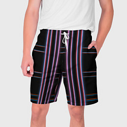 Мужские шорты Neon red blue black