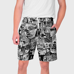 Шорты на шнурке мужские Horror World of Junji Ito, цвет: 3D-принт