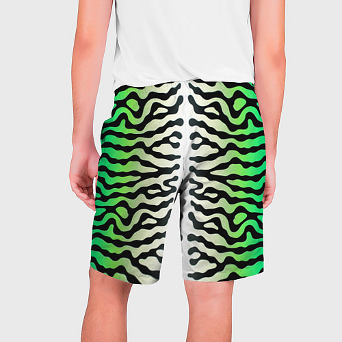 Мужские шорты Скумбрия зеленая / 3D-принт – фото 2