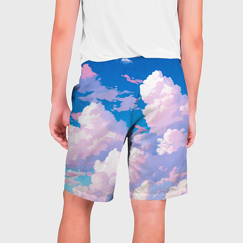 Мужские шорты Tiger Derpy in the clouds / 3D-принт – фото 2