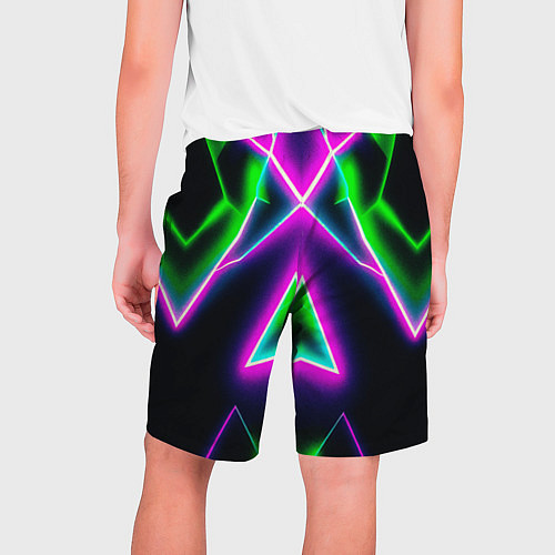 Мужские шорты Multicolored colorful color / 3D-принт – фото 2