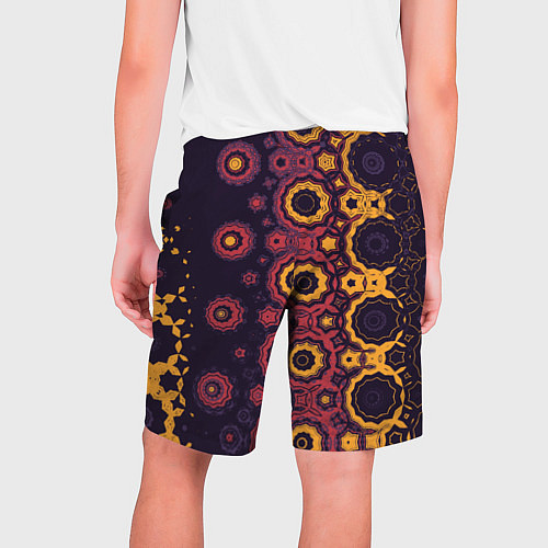 Мужские шорты Метаморфоза из персидских звезд / 3D-принт – фото 2