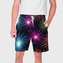 Мужские шорты Стилизованный праздничный салют