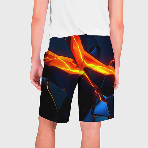 Мужские шорты Plate fractures / 3D-принт – фото 2