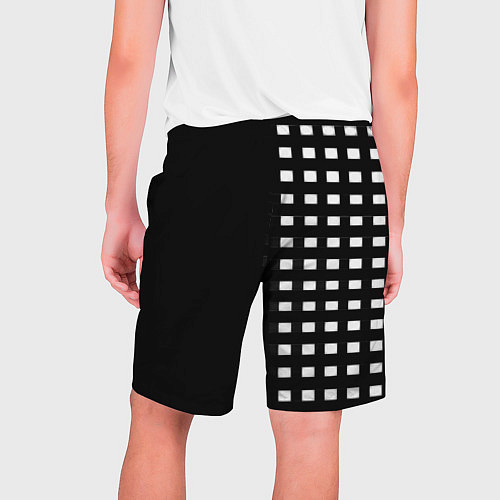 Мужские шорты Real Madrid клетка / 3D-принт – фото 2