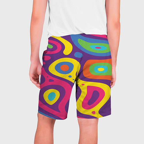 Мужские шорты Abstract tac / 3D-принт – фото 2