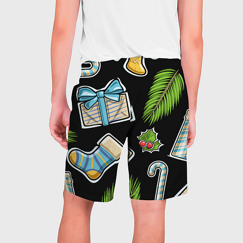 Мужские шорты Christmas soul / 3D-принт – фото 2
