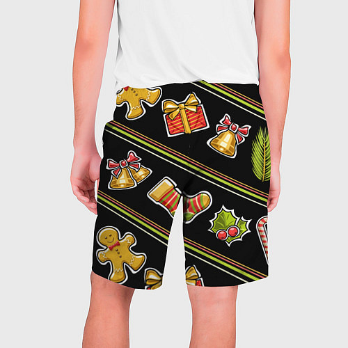 Мужские шорты Рождественский дух / 3D-принт – фото 2