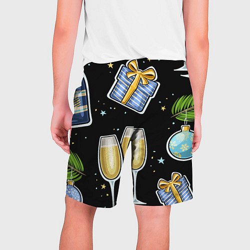 Мужские шорты Новогодний вайб / 3D-принт – фото 2