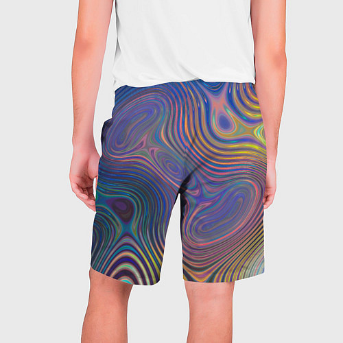 Мужские шорты Абстрактная рябь / 3D-принт – фото 2