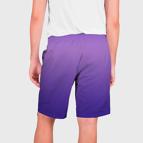 Мужские шорты The color is purple / 3D-принт – фото 2