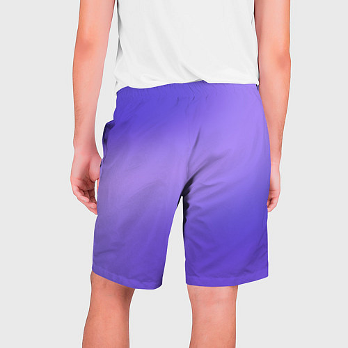 Мужские шорты Color purple gradient / 3D-принт – фото 2