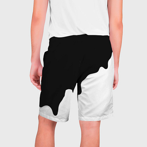 Мужские шорты Ливерпуль краски разводы / 3D-принт – фото 2